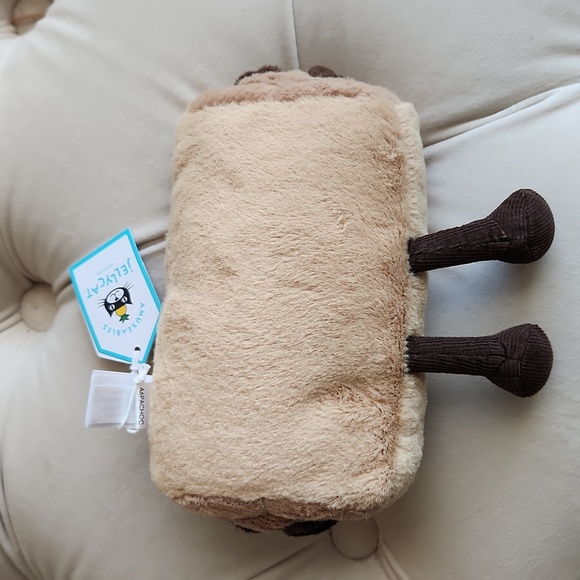Jellycat Amuseable Pain Au Chocolat Soft & Plush 4x6" NWT - Picture 7 of 8